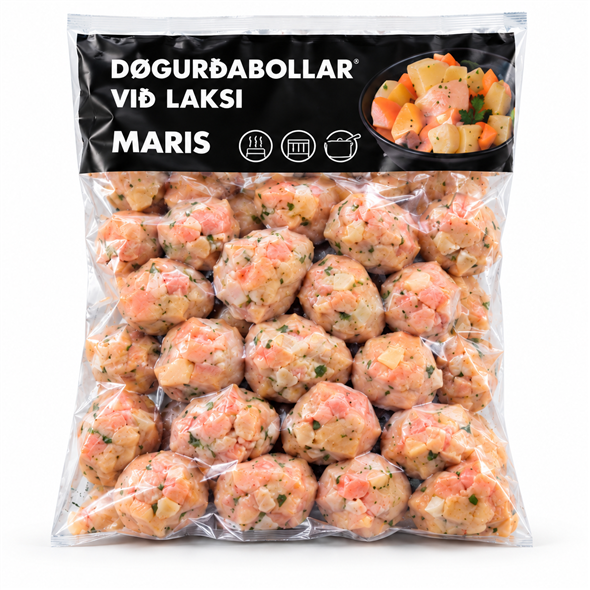 DØGURÐABOLLAR VIÐ LAKSI